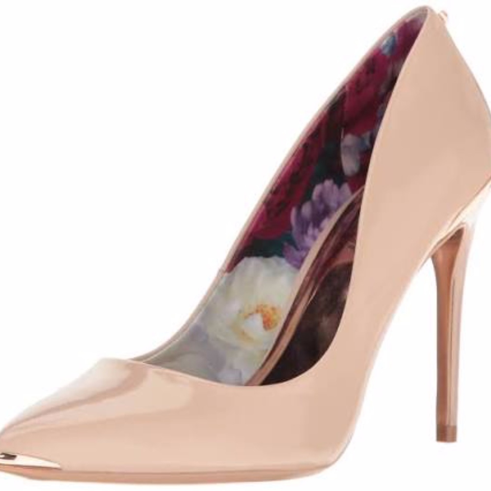 Ted Baker London Kaawa Pump, Size 9, Nude/Pink
